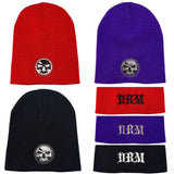DBM Circle Skull Beanies!  Red, Black, & Purple!