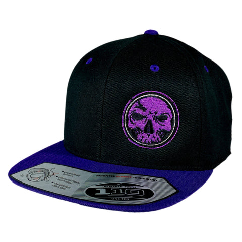 110 Purple/Black Snap Back