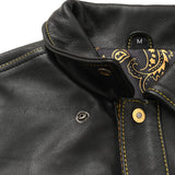 Kingsnake Men’s Motorcycle Leather Vest