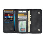Black Trifold Leather Wallet