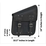 Rustic brown 9586.00 - Right Side Leather Swing Arm Bag