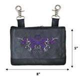 Glam Rider Premium Cowhide Clip-On Bag