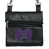 Cowhide Ladies Clip-On Bag