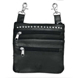 Cowhide Clip on Bag for Female Riders