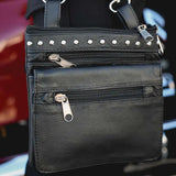 Cowhide Clip on Bag for Female Riders
