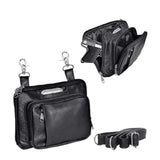 Classic Cowhide Clip-On Bag for Ladies