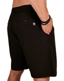 CLOSEOUT Black Stretch Hybrid Shorts