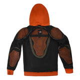 Flex Sheild Orange Armored Hoodies CE Padding