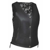 Annette - Women's Motorcycle Leather Vest