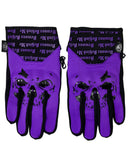 NEW! Big Skull Padded Riding Gloves