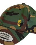 LIMITED EDITION Small Two-Tone Skull Embroidered Adjustable Cap
