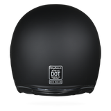 D.O.T. & ECE Daytona Retro Jet- Dull Black