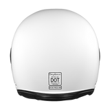 D.O.T. & ECE Daytona Retro Jet- Hi-Gloss White