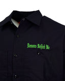 "Lucky" Embroidered Industrial Shop Shirt