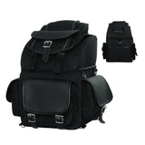 Round Motorcycle Textile Travel Bag
