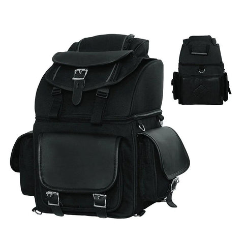 Round Motorcycle Textile Travel Bag