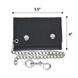 Stylish Black Biker Chain Wallet