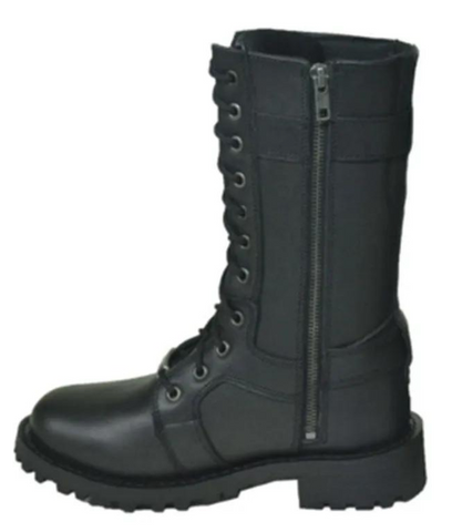 Double Harness - Ladies Motorcycle Biker Leather Boots