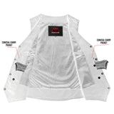 Women's Denim Classic Plain Sides Vest