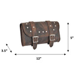 Brown - Leather Tool Bag