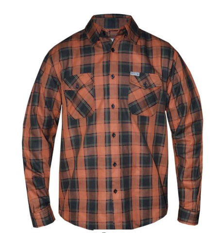 Black & Brown Armored Flannel Shirt