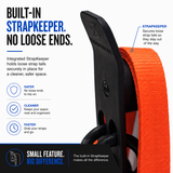 StrapDock™ – Compact Vertical Cargo Strap & Bungee Cord Organizer