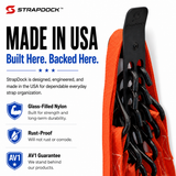 StrapDock™ – Compact Vertical Cargo Strap & Bungee Cord Organizer
