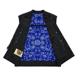 Cold Burn Men's Black Mesh Textile Vest