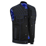 Cold Burn Men's Black Mesh Textile Vest