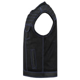 Cold Burn Men's Black Mesh Textile Vest