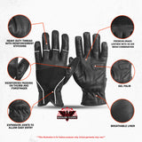 Leather / Mesh Summer Glove