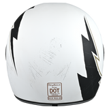 D.O.T. & ECE Daytona Retro Full Face Motorcycle Helmet: Vintage Style for Men, Women, & Youth - W/ Blitz