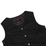 Women's Denim Longer Body ¾ Vest - Side Laces