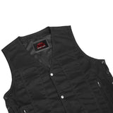 Men's Ten Pocket Denim Utility Vest - TALL
