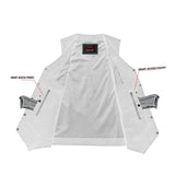 Men's Ten Pocket Denim Utility Vest - TALL