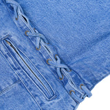 Women's 6 Pocket Denim Utility Vest - Blue