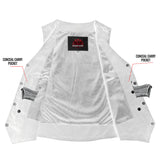 Women's Denim Classic Plain Sides Vest
