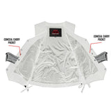 Women's Denim Classic Side Lace Vest