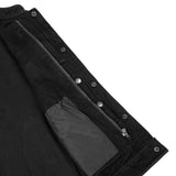 Women's Advance Side Laces Black Construction Denim Vest