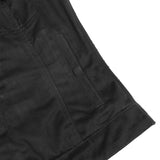 Women's Advance Black Construction Denim Vest