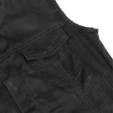 Women's Advance Black Construction Denim Vest