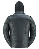Evergreen Women's  Leather Motorcycle Jacket – Olive