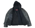 Evergreen Women's  Leather Motorcycle Jacket – Olive