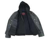 Evergreen Women's  Leather Motorcycle Jacket – Olive