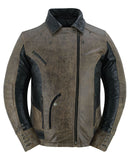 Fusion Flow Women's  Leather Motorcycle Jacket