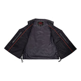 Men's Gray Single Back Panel Smart Access Pockets Vest