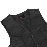 Men's Side Lace Economy Vest - Black