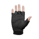 Synthetic Leather/ Mesh Fingerless Glove