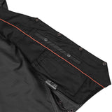 Men's Traditional Leather side lacing Vest - Black