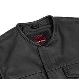 Eclipse Black Motorcycle Vest - Hidden Smart Access Pockets & Durable Lining